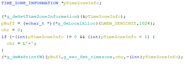 Raccoon malware is collecting the user’s system timezone data
