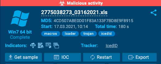 Analysis  Malicious activity -  Interactive analysis ANY.RUN