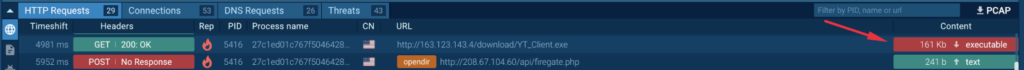 PrivateLoader downloaded payload 