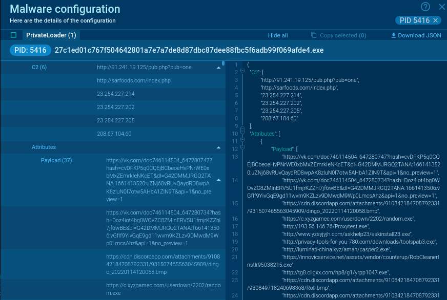 PrivateLoader configution and strings