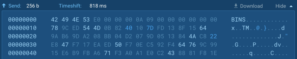 Exfiltrating data to C2 