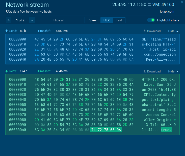 Network stream without Residential proxy