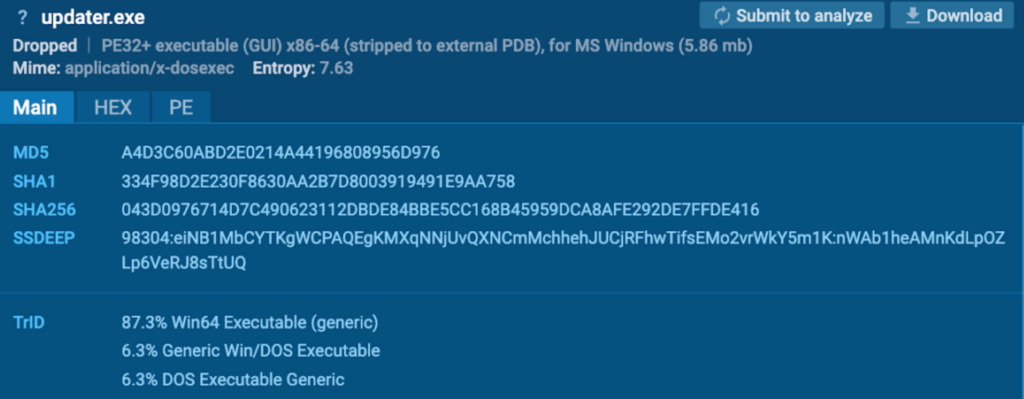 CrackedCantil malware analysis