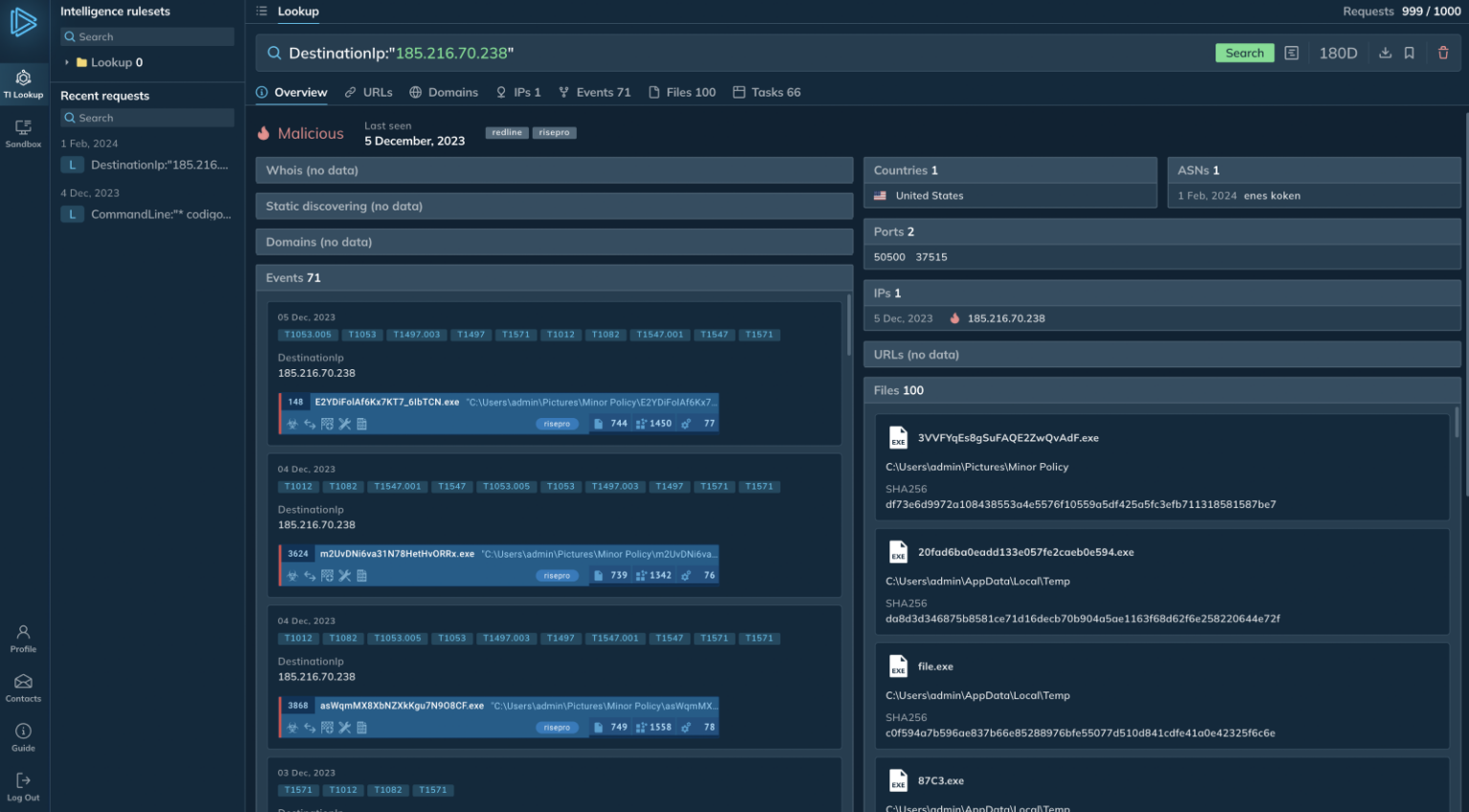 Link isolated IOCs to known threats with ANY.RUN TI Lookup 