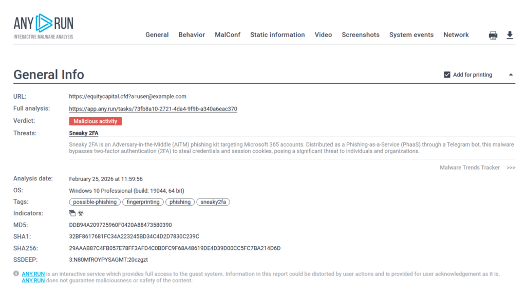 response-ready report for SOC