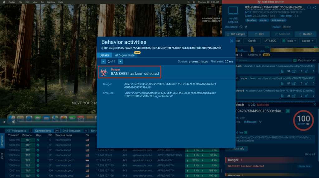 Banshee stealer targeting macOS users detected inside ANY.RUN sandbox 