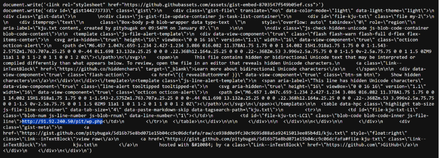 GitHub Gist content used by Kamasers as DDR 