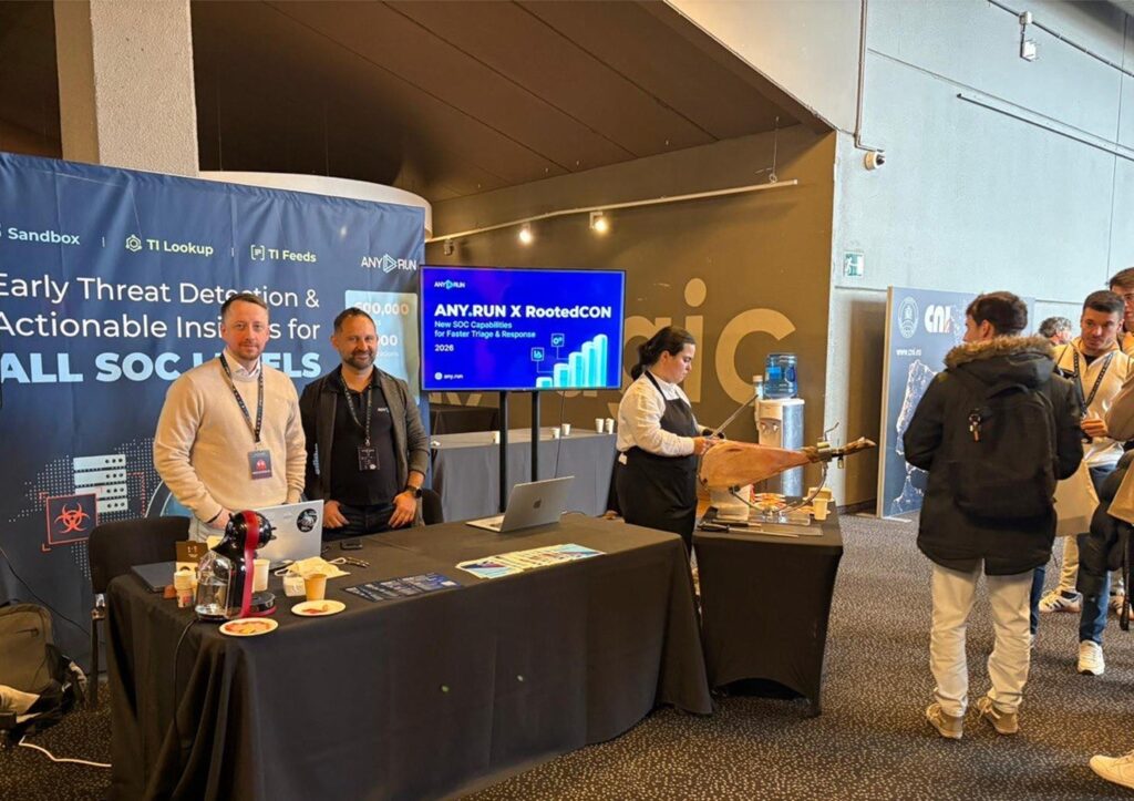 RootedCON visitors were among the first to see ANY.RUN’s newest capabilities
