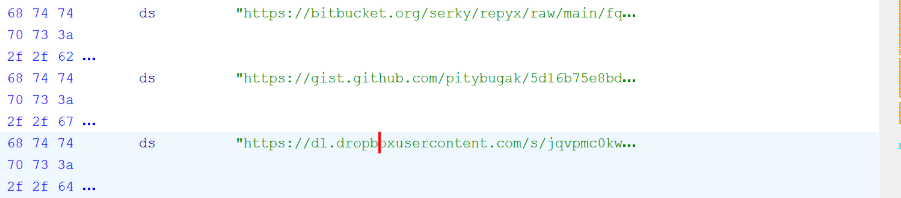 DDR links in the Kamasers codebase