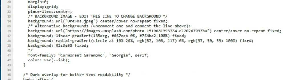 Instructions on how to edit the page, written for campaign operators 