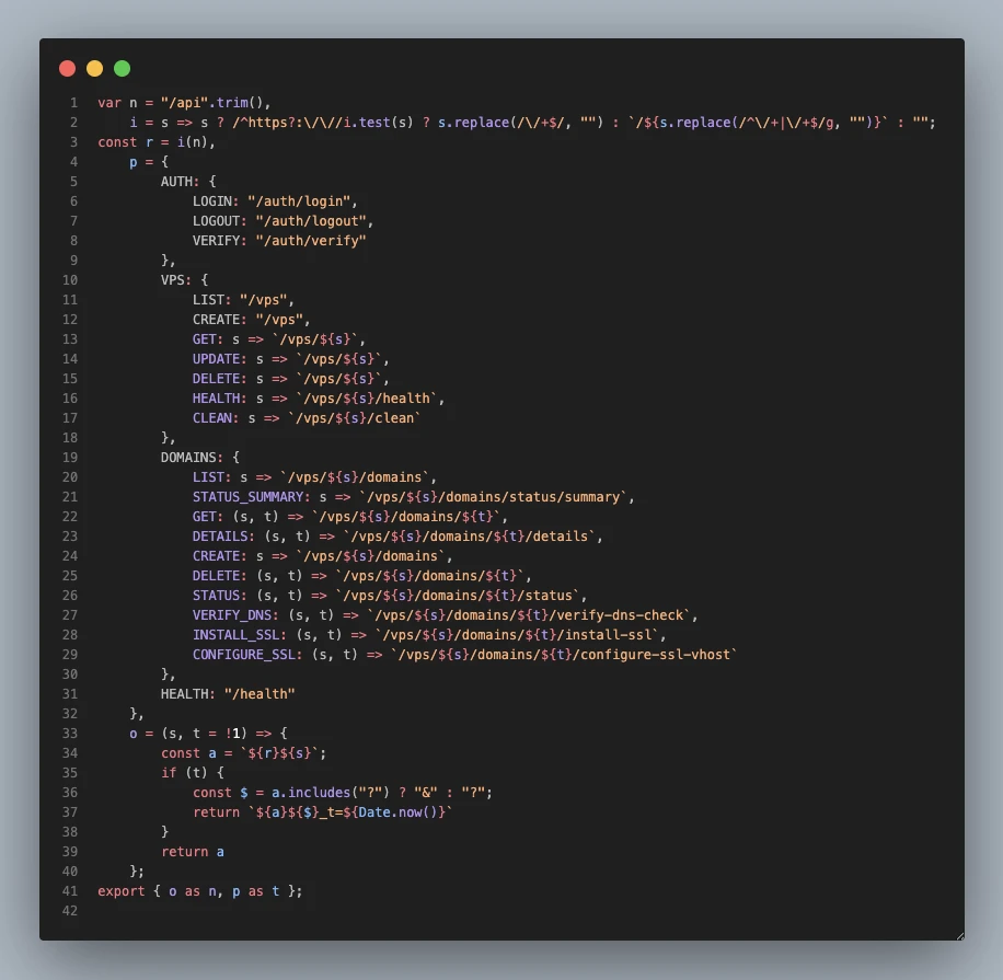 Kratos Admin Panel API Client Component Code