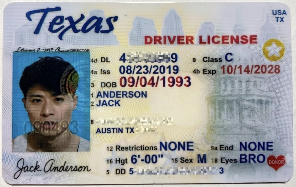 Lazarus Jack’s Fake License