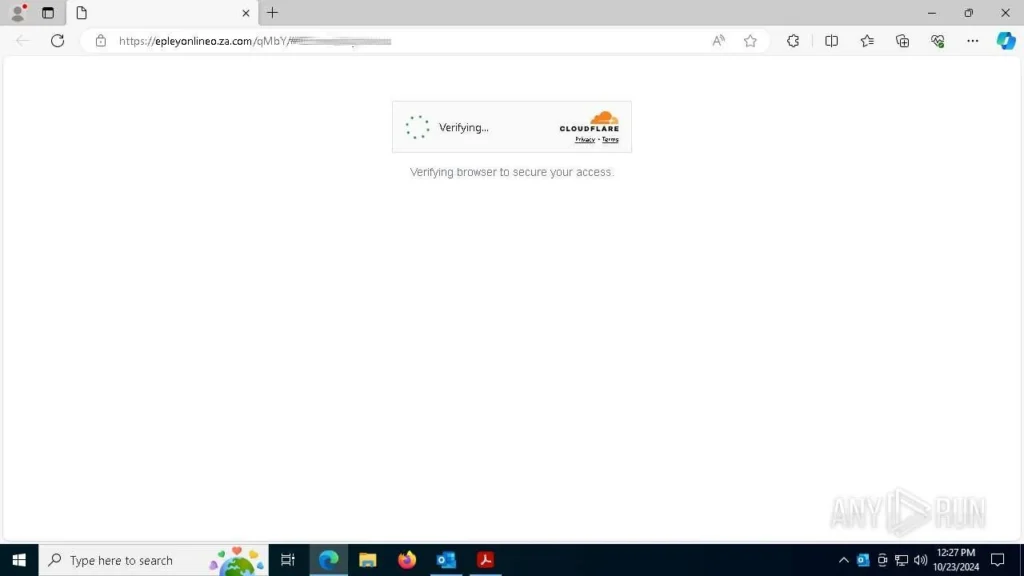 The sandbox automatically solves CAPTCHA challenges