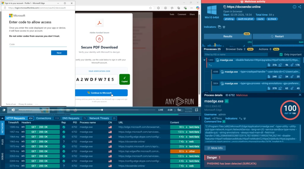 Complex CSuite attack targeting US analyzed inside ANY.RUN sandbox