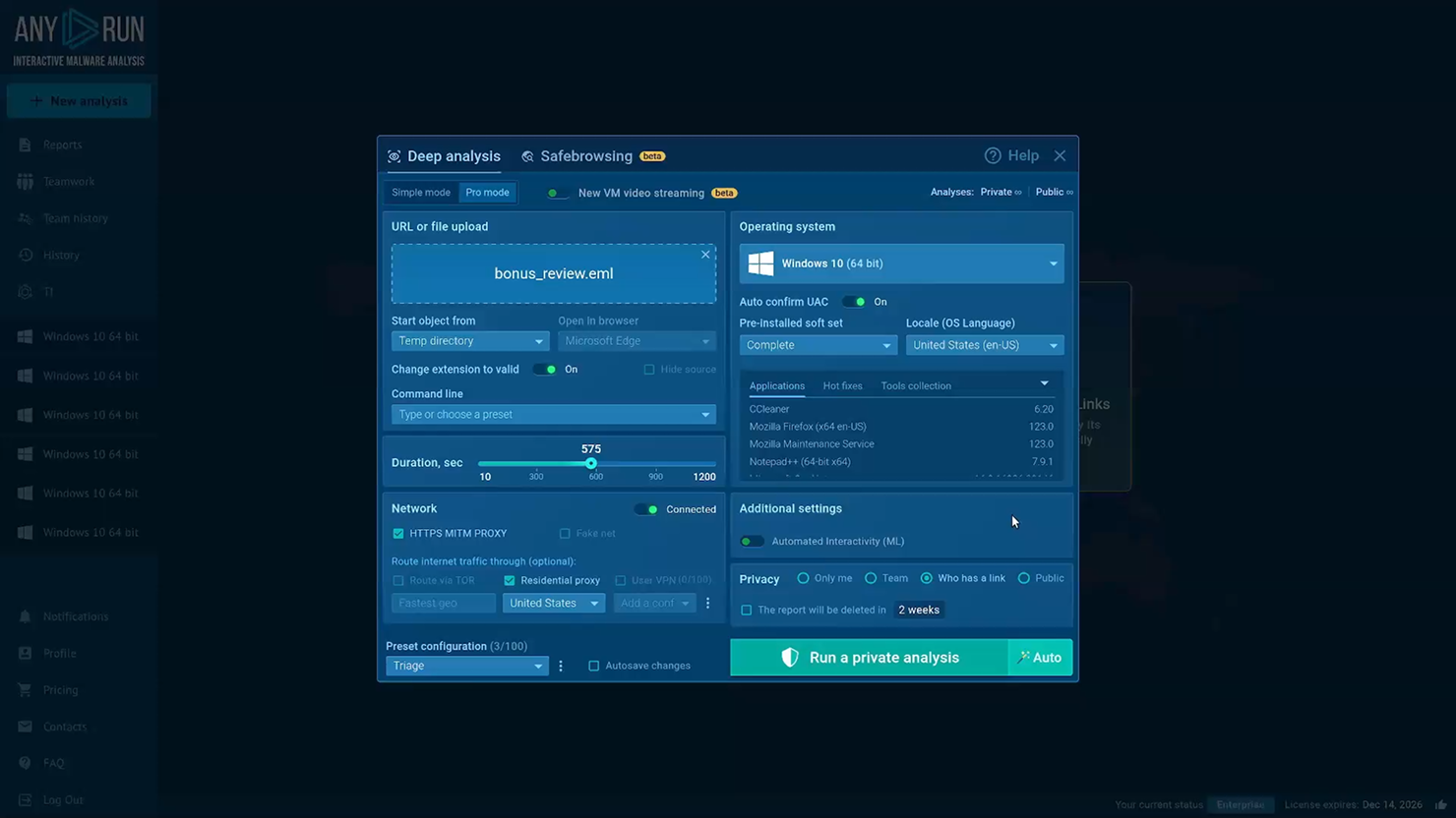 Watch a real-time investigation of a Quishing attack inside ANY.RUN's Interactive Sandbox