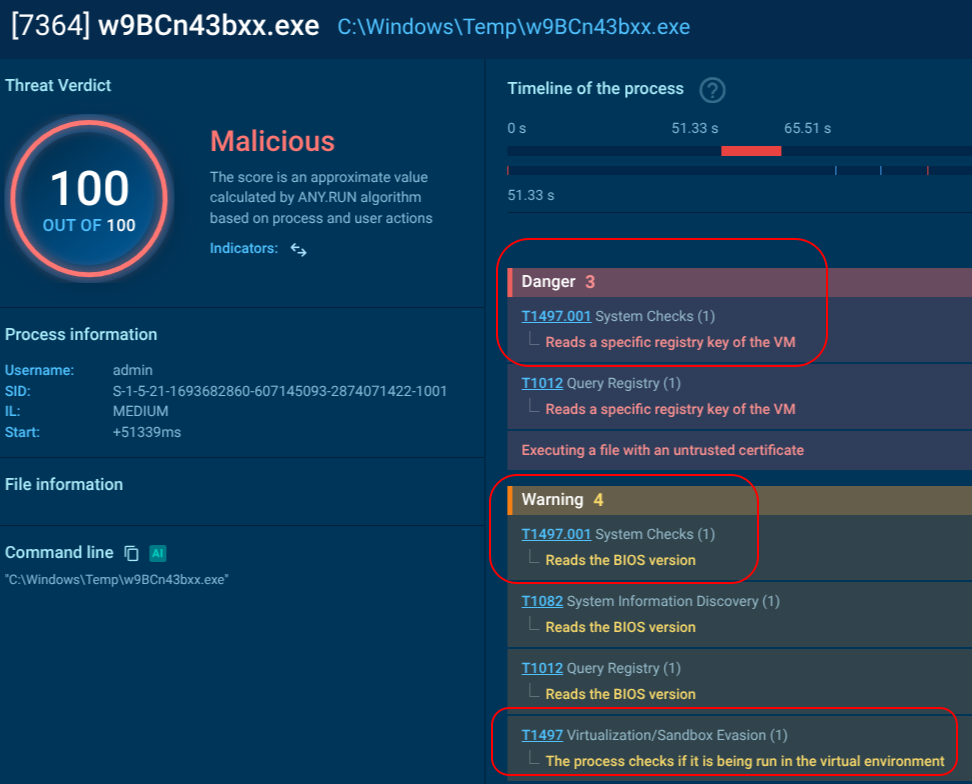 Malware gathers system information