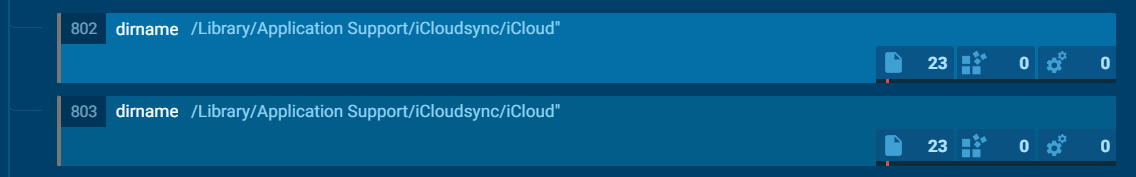 Using dirname to resolve paths inside a hidden directory