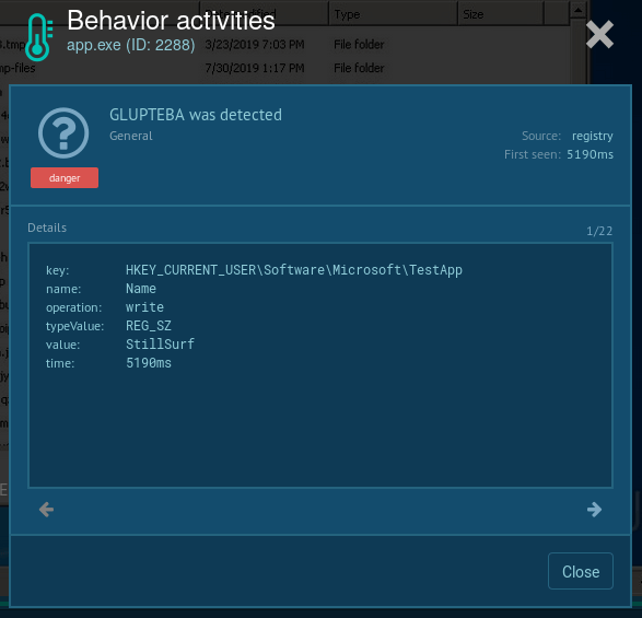 how to detect glupteba