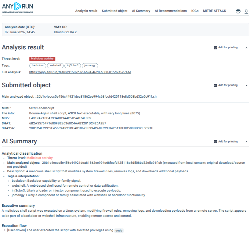 Tier 1 report abstract