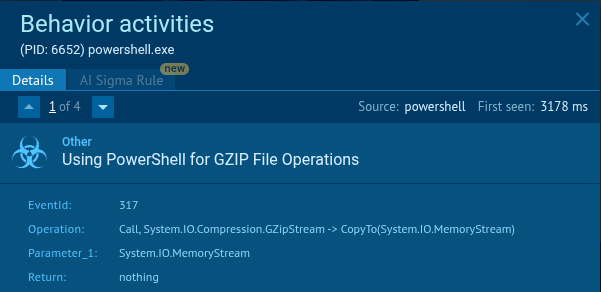 GZIP file operations
