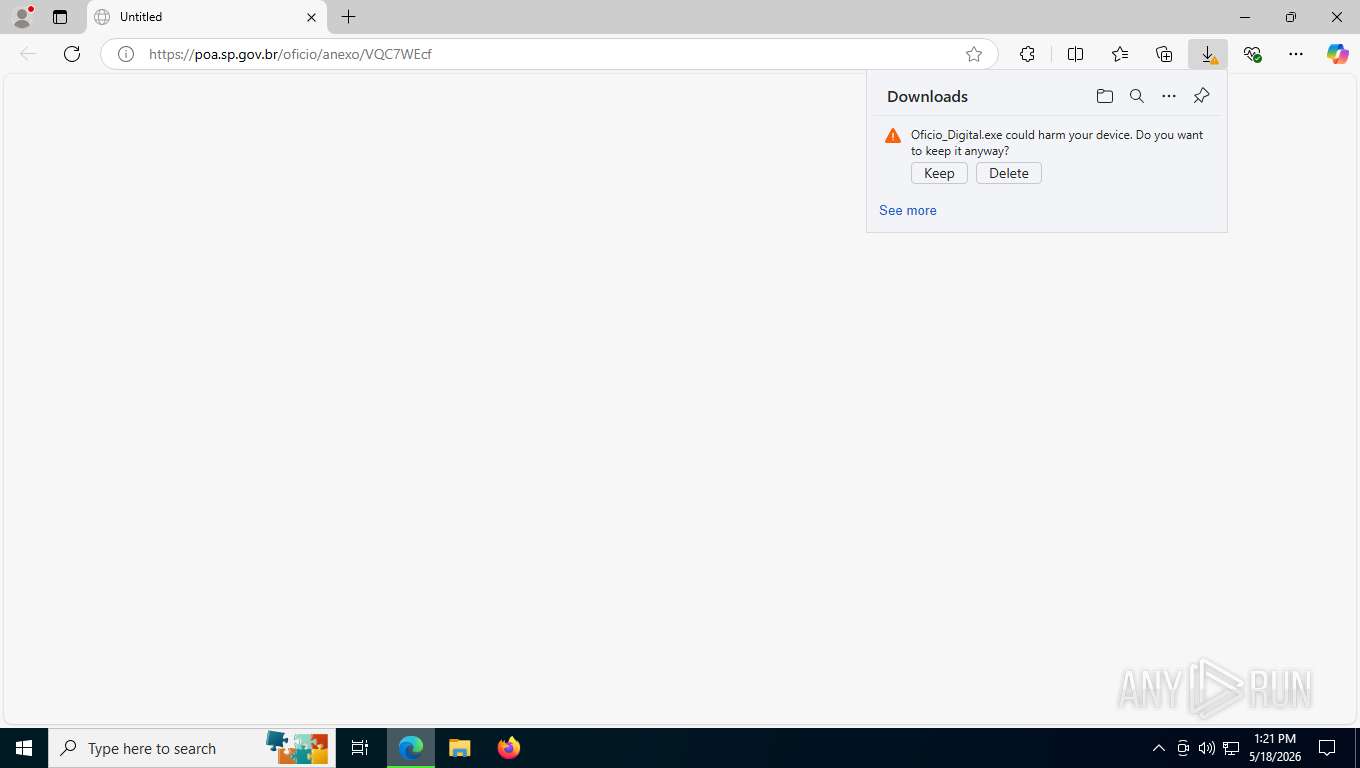 A compromised PhantomEnigma website delivering malware
