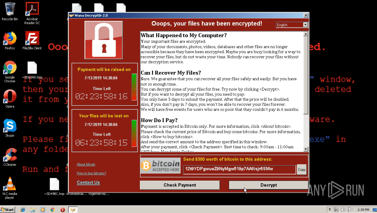Ransomware Malware Analysis Overview By ANY RUN