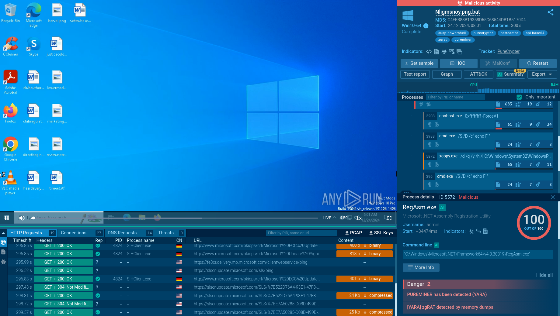 zgRAT analysis inside ANY.RUN Sandbox